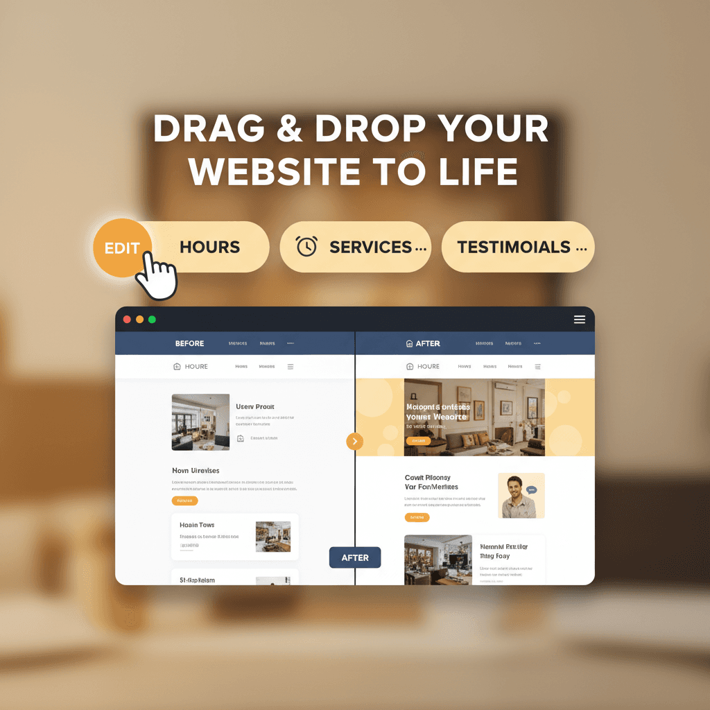 Easy website content management
