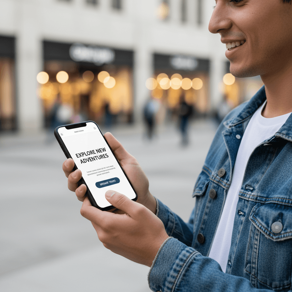Mobile-optimized website experience